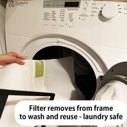 Cycle Air - permanent & machine washable HVAC furnace filter made with 100% recycled materials