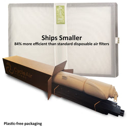 Cycle Air - permanent & machine washable HVAC furnace filter made with 100% recycled materials