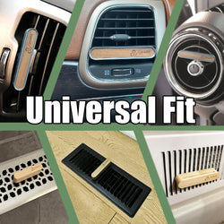 Refillable Air Freshener - Wooden Essential Oil Diffuser, for cars and small rooms